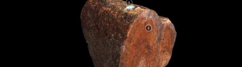 Folded quartzitic gneis